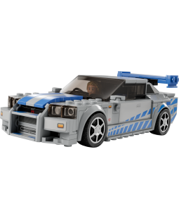 LEGO 76917 Speed Champions 2 Fast 2 Furious Nissan Skyline GT-R (R34)