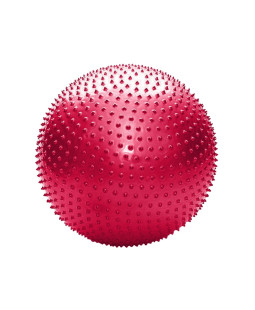 Gymnastický míč Yoga Massage Ball, růžový, 45 cm