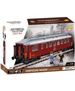 Cobi 6291 Compiegne vagón, 1:35, 1927 kostek