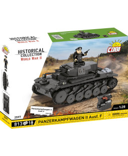 COBI 2597 II WW Panzerkampfwagen II Ausf. F, 1:28, 813 kostek