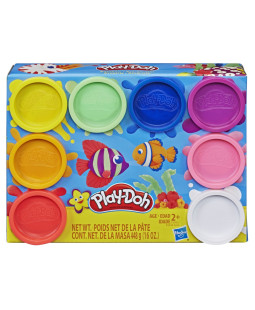 Play Doh balení 8 ks kelímků modelíny, ryby