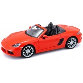 Bburago Porsche 718 Boxster cabrio Oranžové 1:24