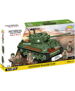 Cobi 3118 II WW Sherman M4A2E8(76)W, 1:35, 865 kostek