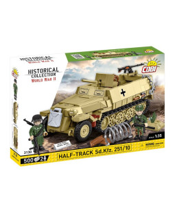 Cobi 3130 II WW Half-Track Sd. Kfz. 251/10, 1:35, 500 kostek