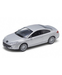 Welly Peugeot Coupe 407, Stříbrný 1:34-39