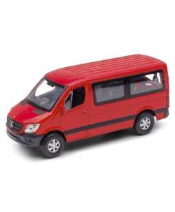 Welly Mercedes Benz Sprinter Traveliner, červený 1:34-39