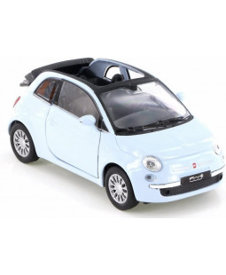 Welly Fiat 500 C ´10 (l.blue) 1:34-39