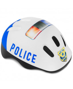 Spokey POLICE Dětská cyklistická přilba 44-48 cm