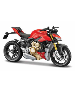 Maisto Ducati Super Naked V4 S, Červená 1:18