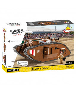 Cobi 2984 Great War Mark V (Male) no 9199, 1:35, 837 kostek