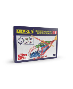 Merkur 013 Vrtulník, 222 dílů, 10 modelů