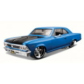 Maisto Chevrolet Chevelle SS 396 (1966) Modrý 1:24 