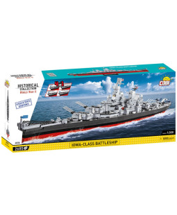 Cobi 4836 II WW IOWA-class battleship 4v1, 1:300, 2685 kostek, Executive