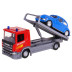 Welly Scania P320 (red) a VW Beetle (blue) 1:57/43 