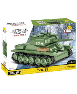 Cobi 2716 II WW T-34-85, 1:48, 286 kostek