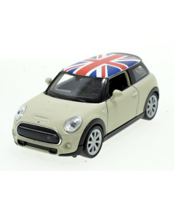 Welly New Mini Hatch UK, crema 1:34