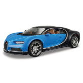 Maisto Bugatti Chiron, modrá, stavebnice auta, 1:24